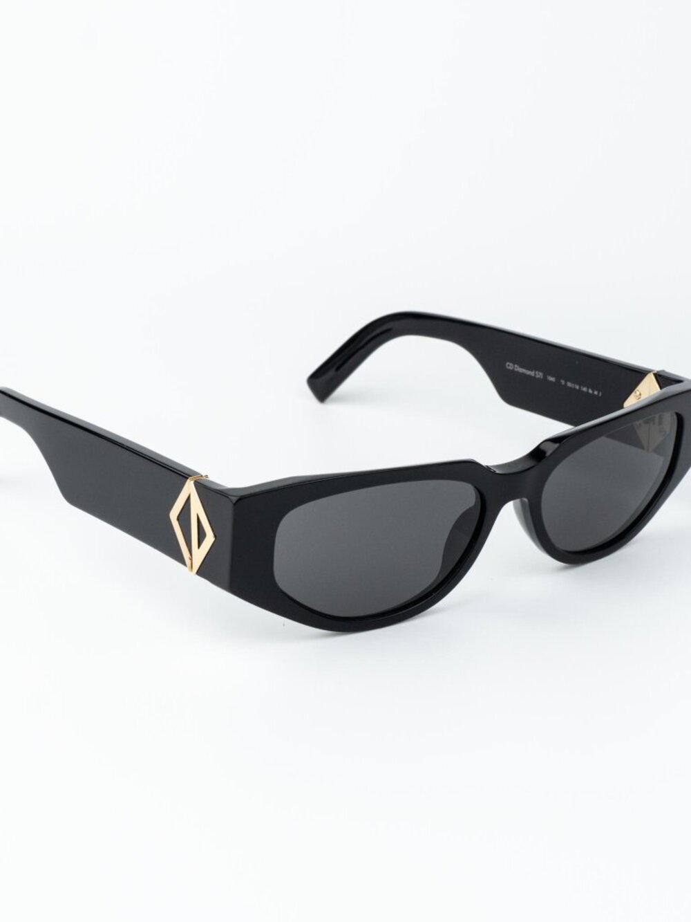 Dior Men Sunglasses Black Grey Cat Eye CD DIAMOND S7I 10A0 NEW AUTHENTIC - Picture 4 of 13